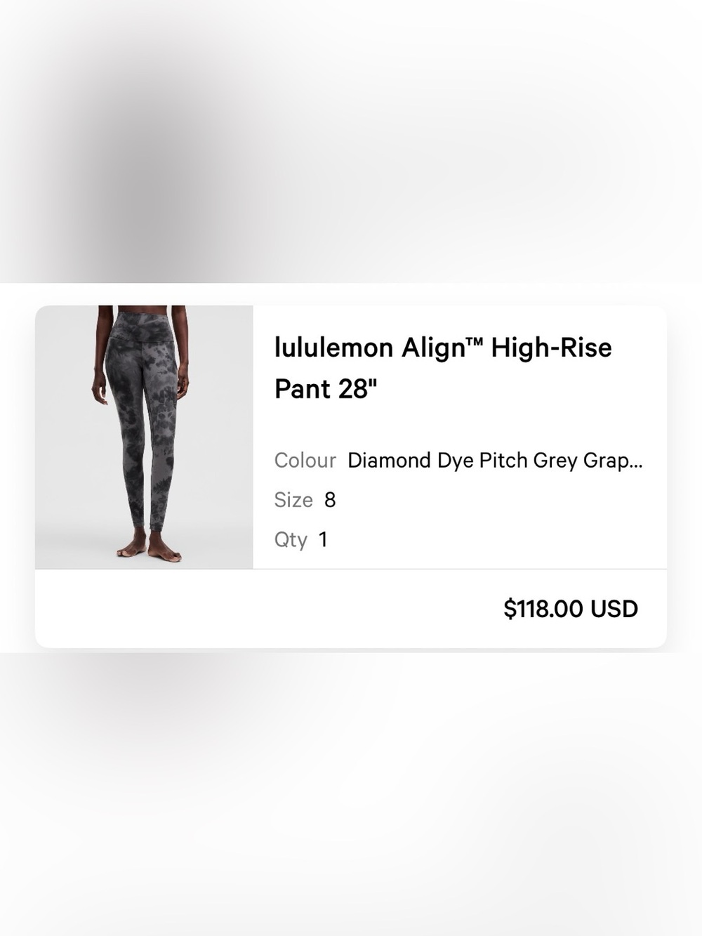 lululemon Align 28" - size 8